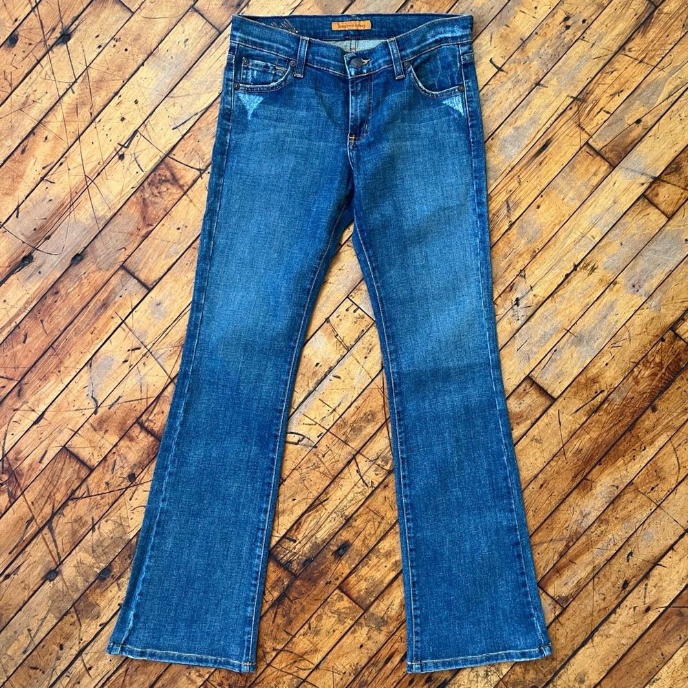 James Cured by Seun Bootcut Jeans Women’s 26 Dark Wash Made in USA Y2K